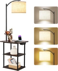 Floor Lamp with Table