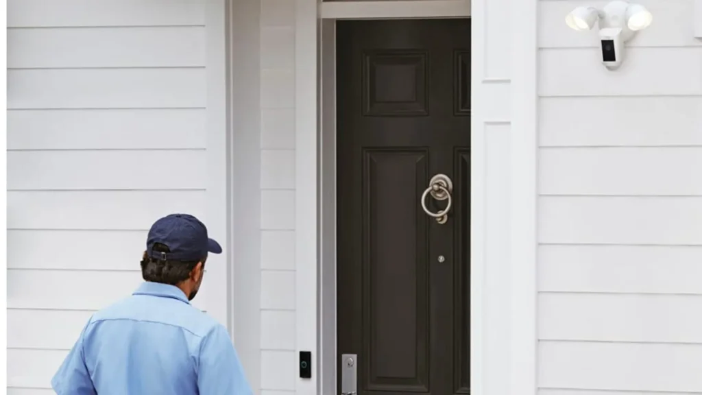 Ring Floodlight Cam Wired Plus — Outdoor home