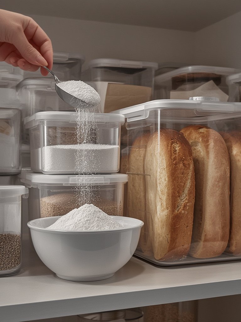 sugar container in action