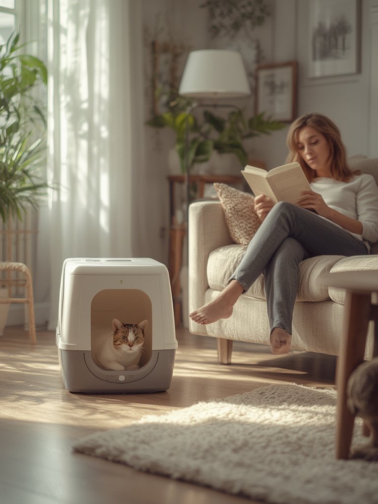 automatic litter box - Illustration 3