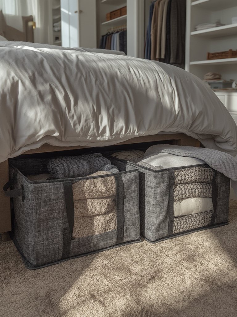 underbed storage in action