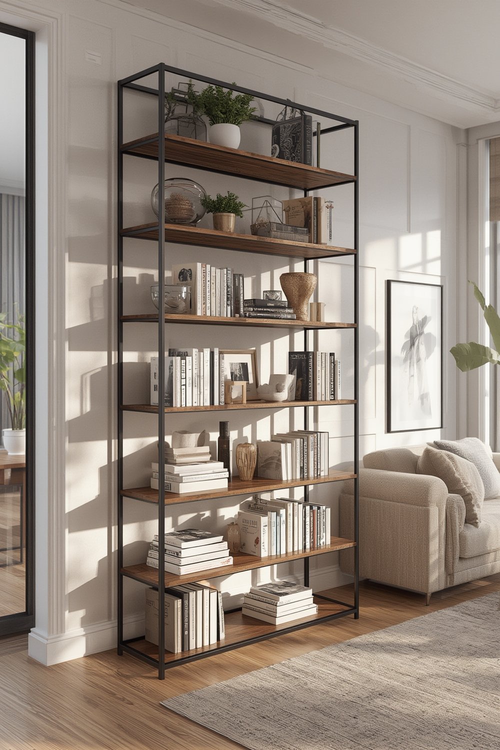 bookshelf organizer product view