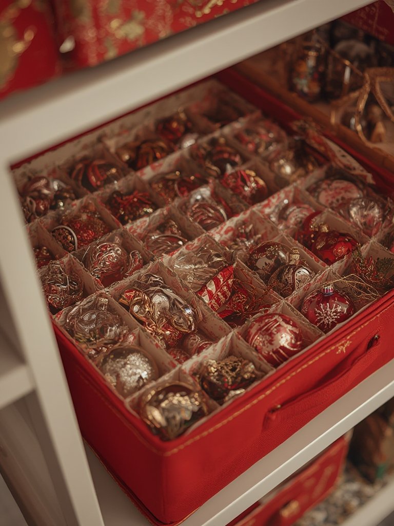 ornament storage in action