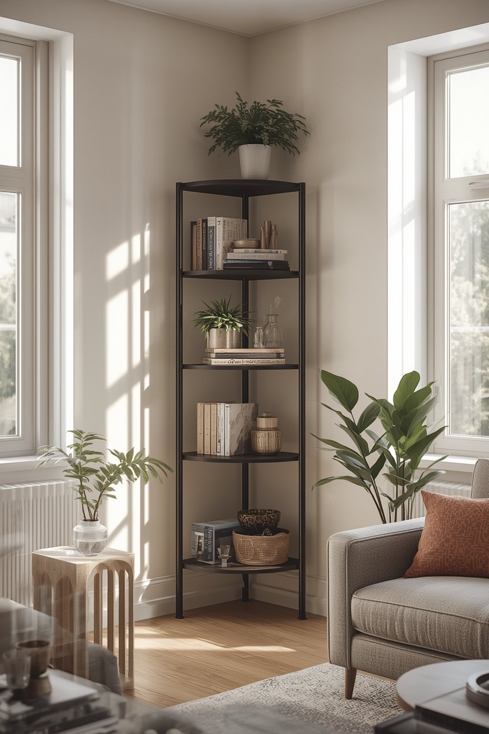 corner shelf product view