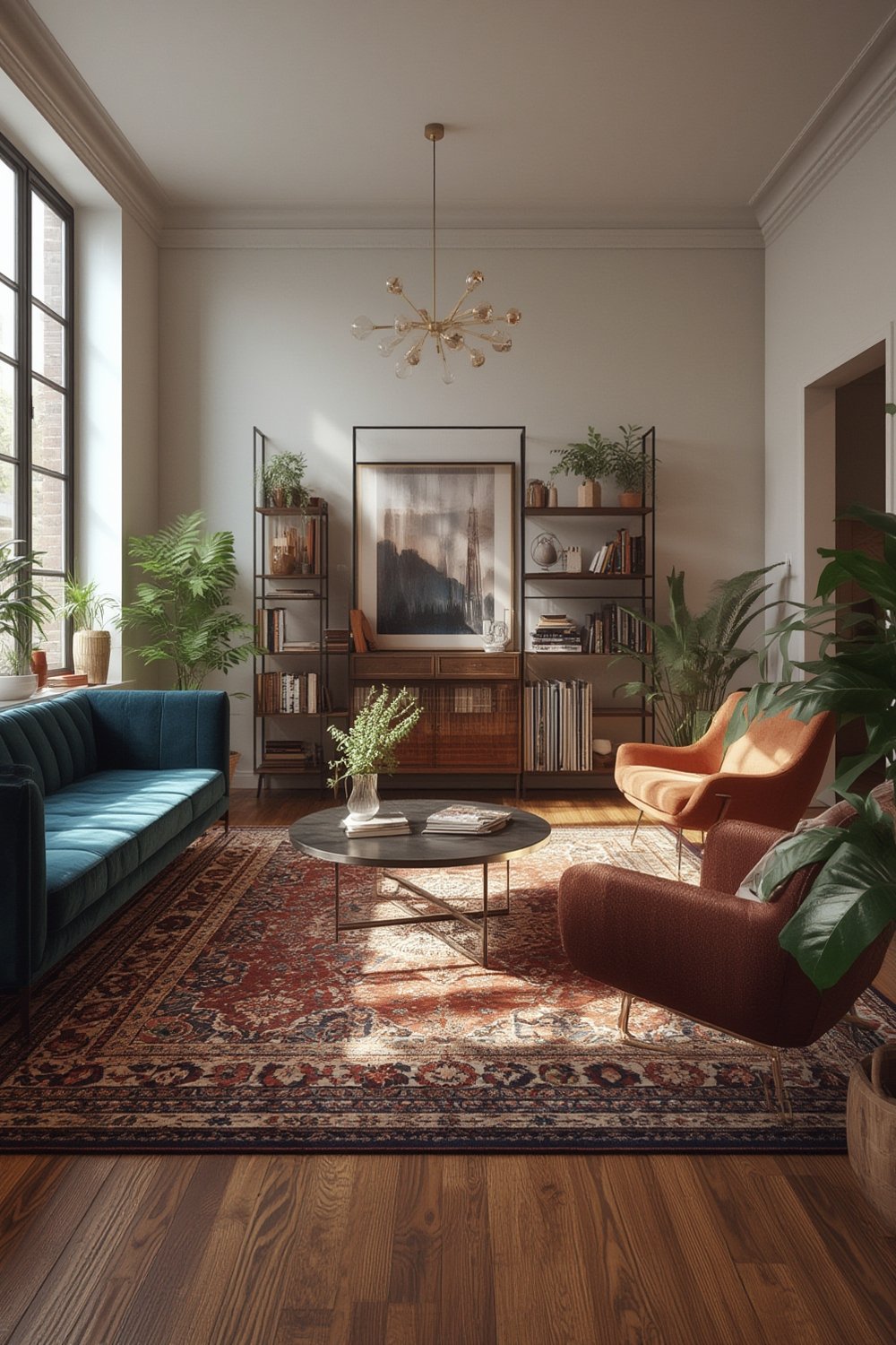 eclectic apartment furniture - Illustration 1