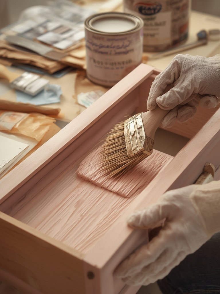 hand painted furniture - Illustration 2