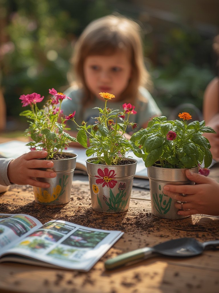 gardening kit in action