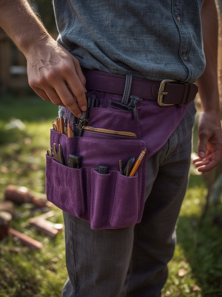 tool pouch in action