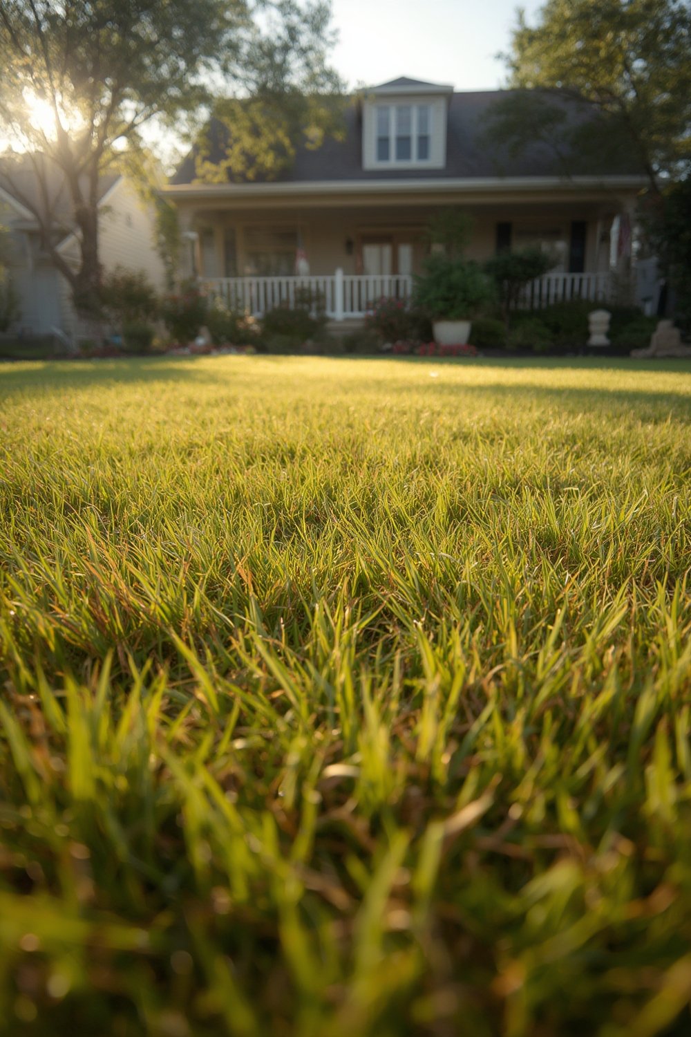 native grass lawn - Illustration 1