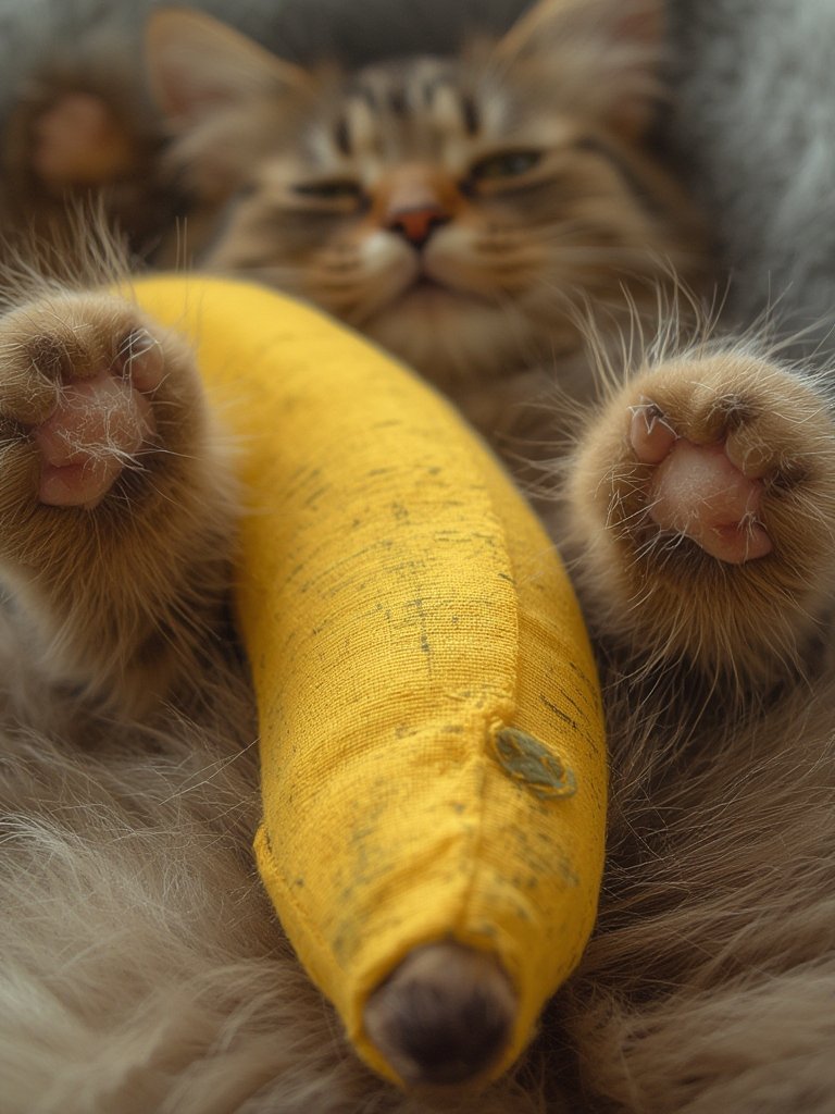 catnip toy in action