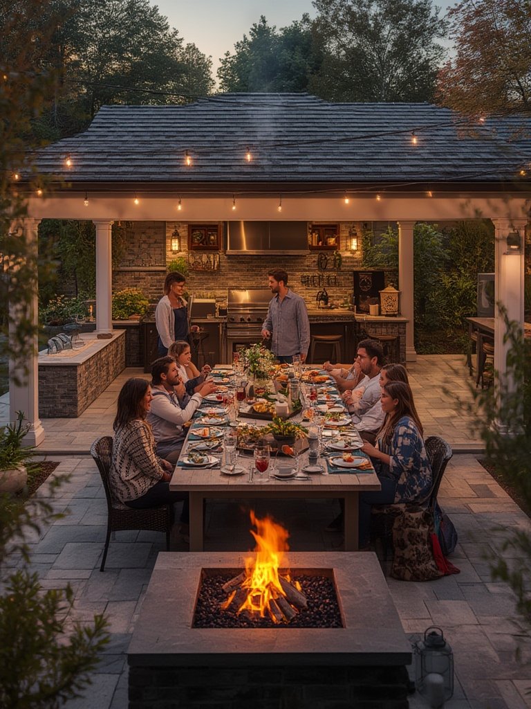 outdoor living kitchen - Illustration 3