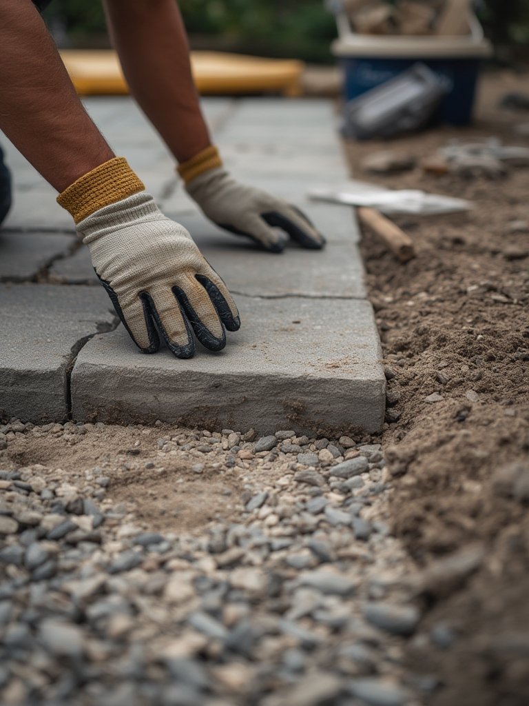 permeable paver patio - Illustration 2