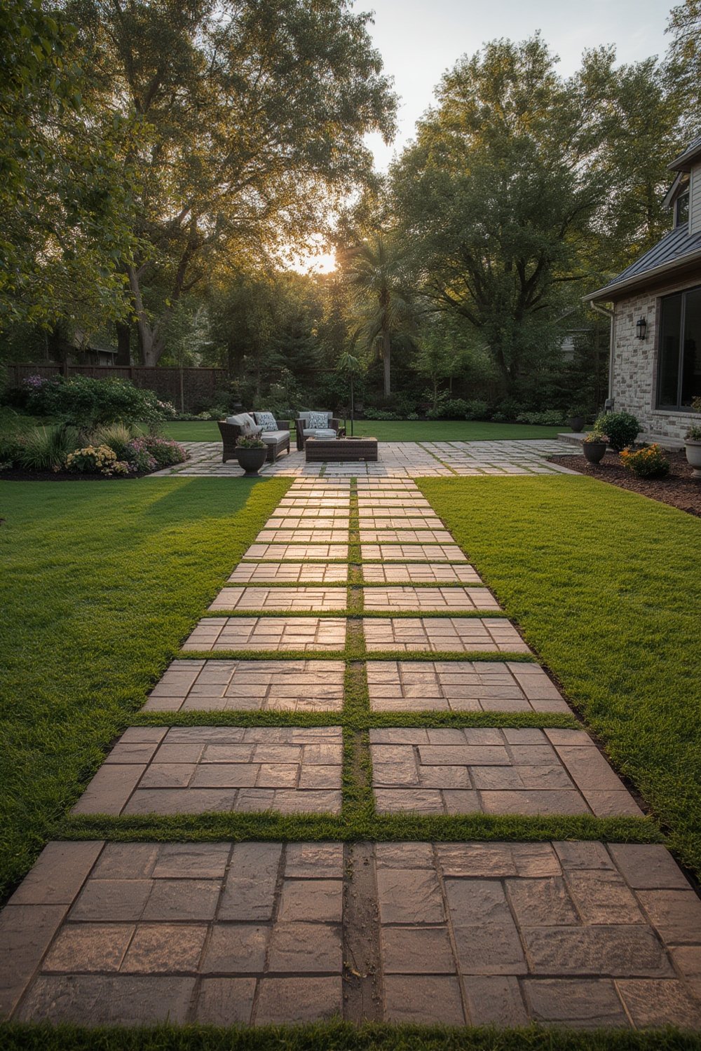 permeable paver patio - Illustration 1