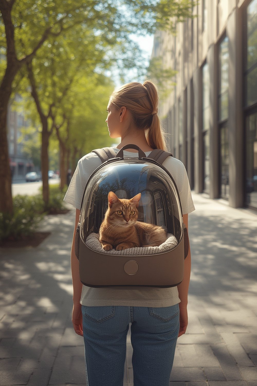 pet backpack product view