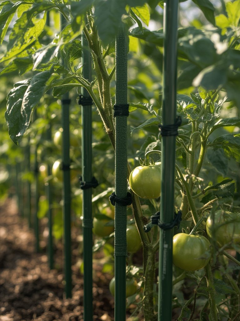 Garden ties in action