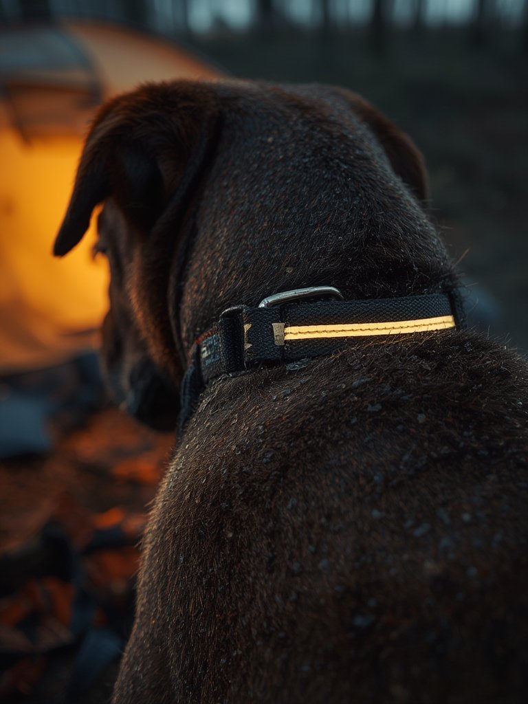 dog collar in action