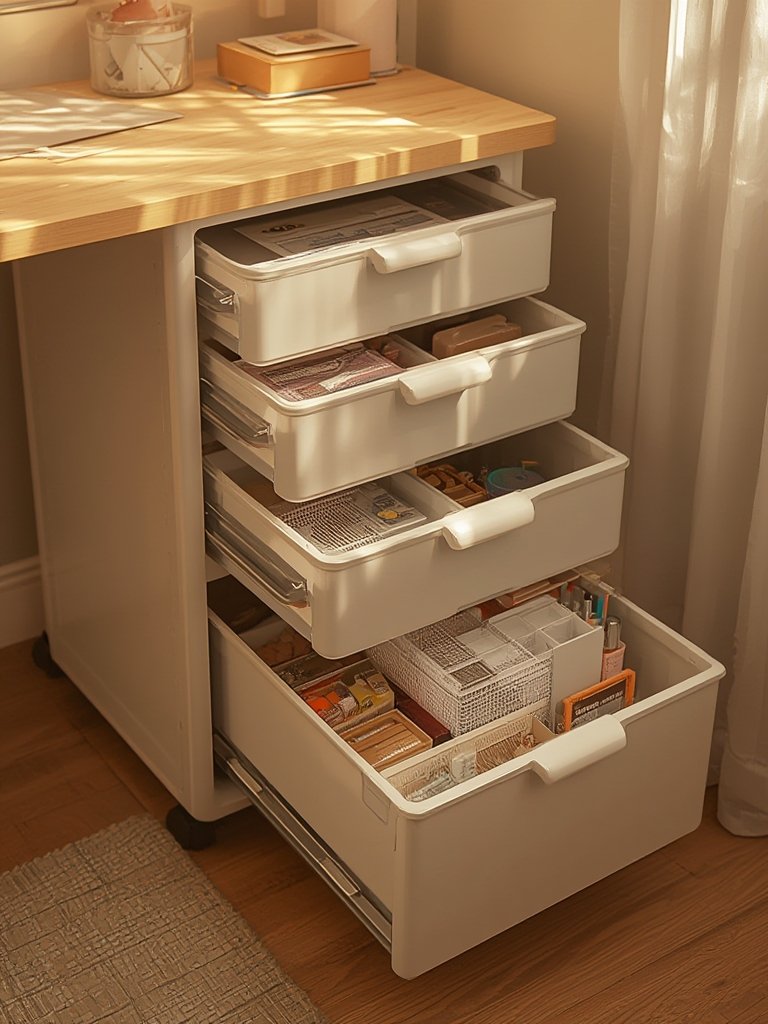 storage cart in action