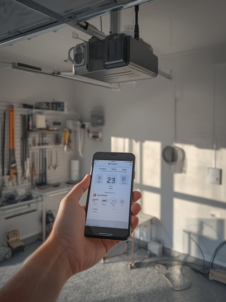 smart garage door opener - Illustration 2