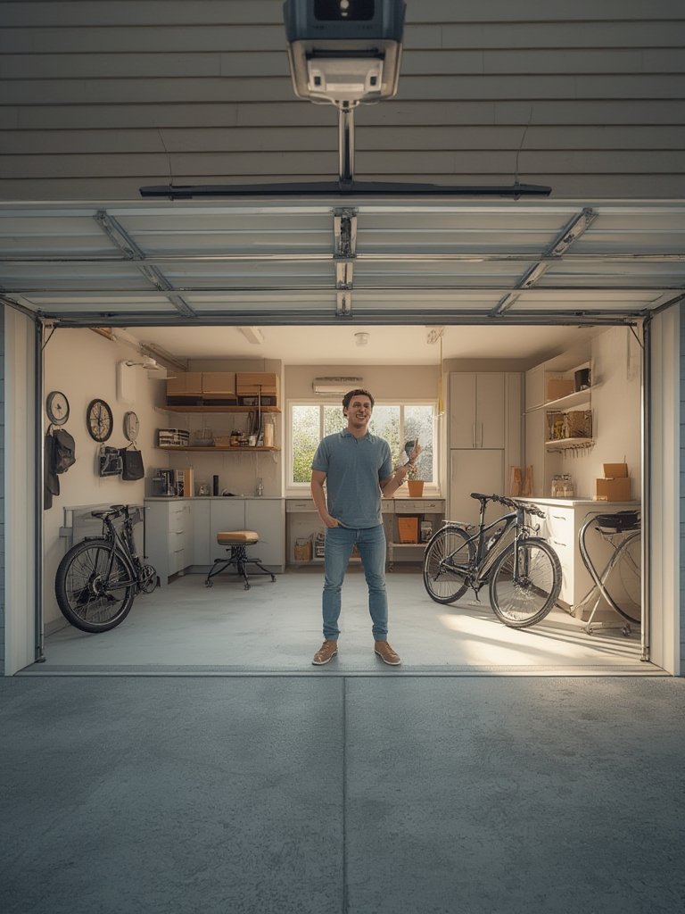 smart garage door opener - Illustration 3