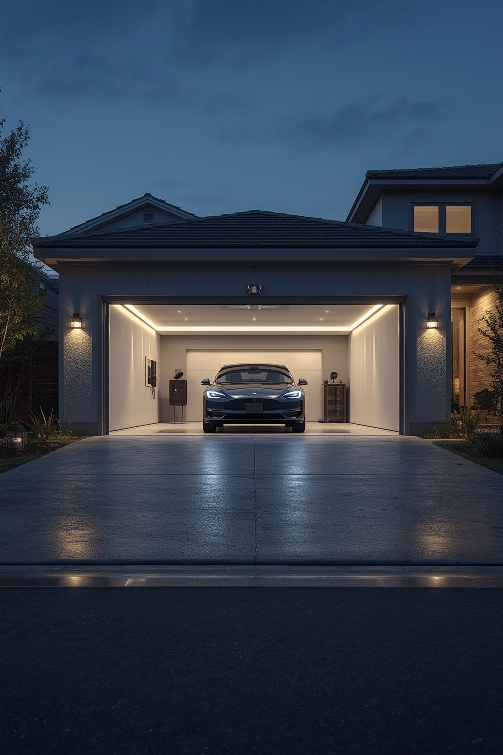 smart garage door opener - Illustration 1