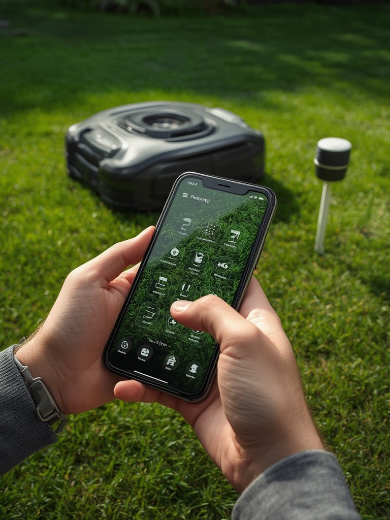 smart lawn care system - Illustration 2