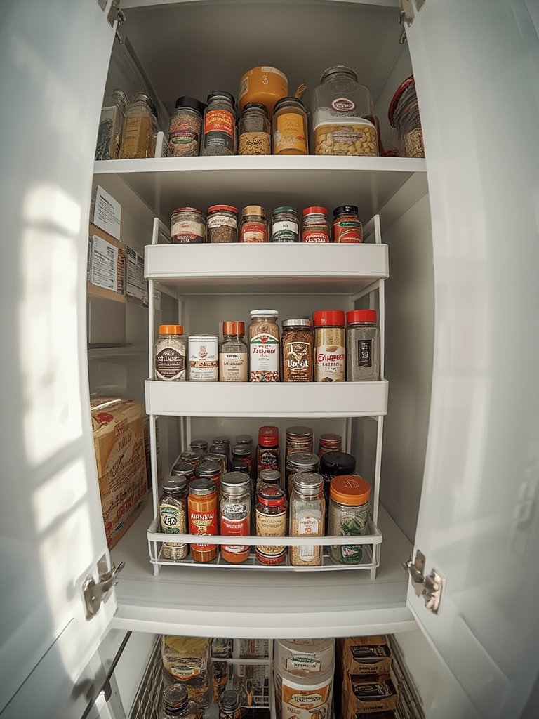 spice organizer in action