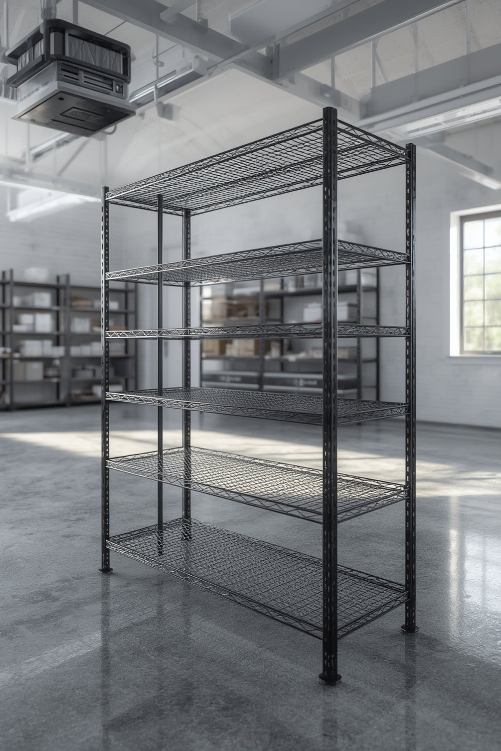 steel shelving product view