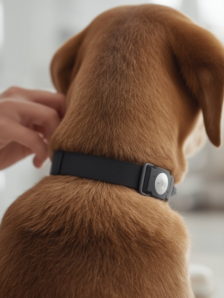 flea collar in action