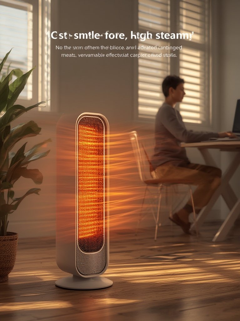 ceramic heater in action