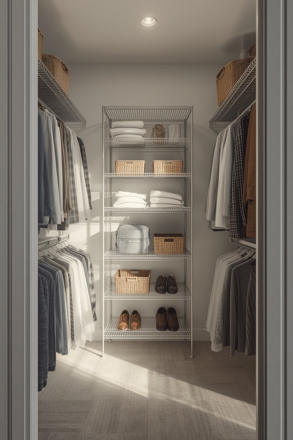 wire shelving product view