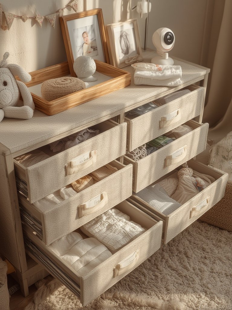 dresser organizer in action