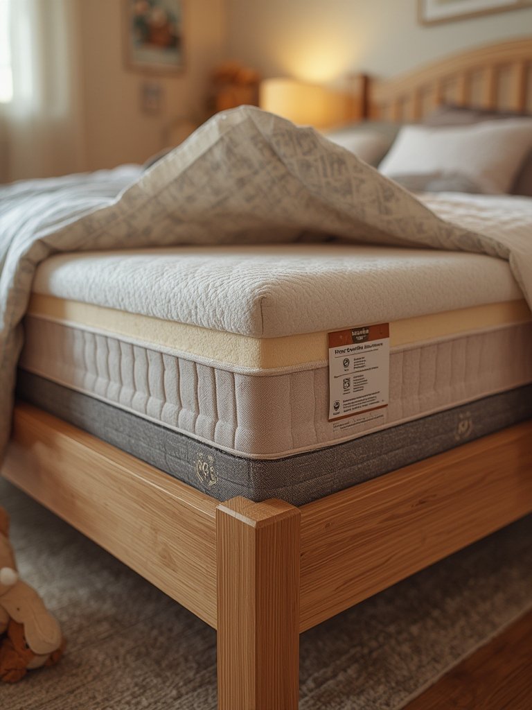 twin mattress in action