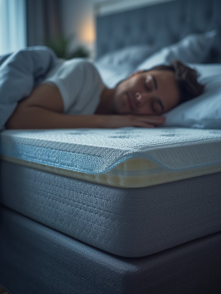 twin mattress in action