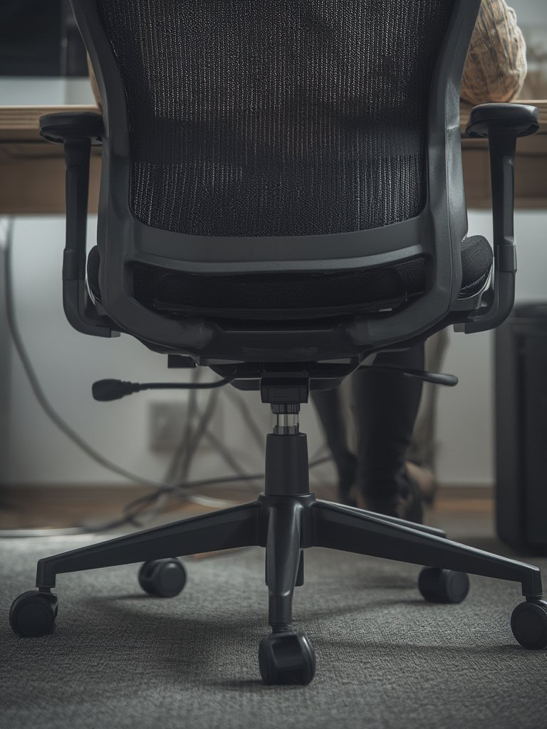 office chair in action