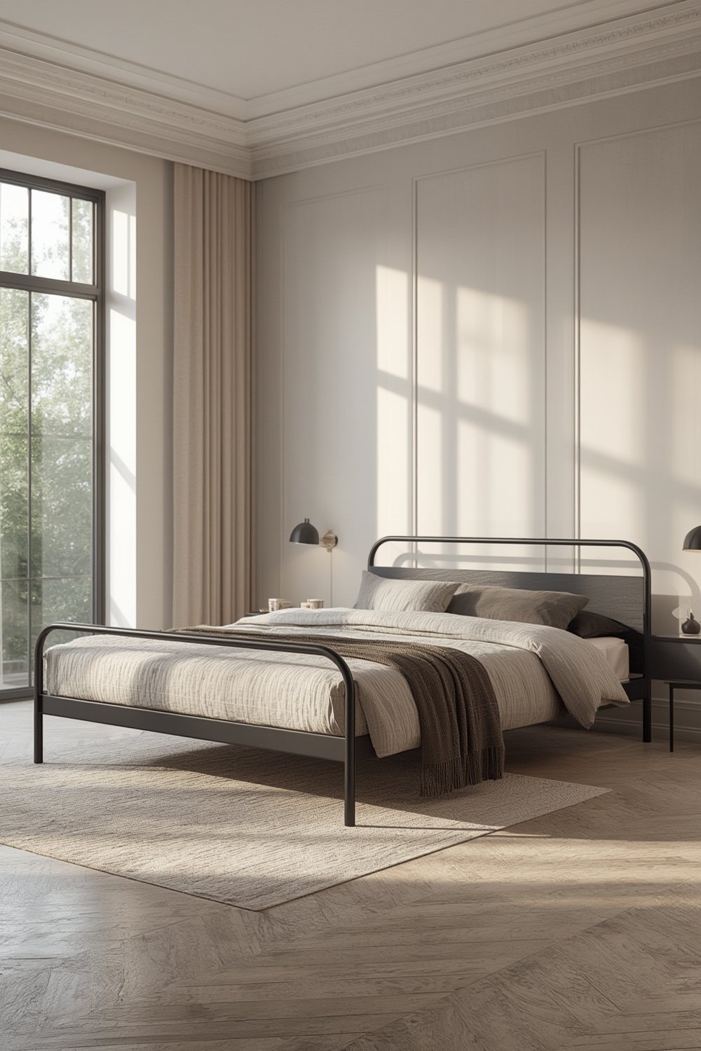 metal bedframe product view