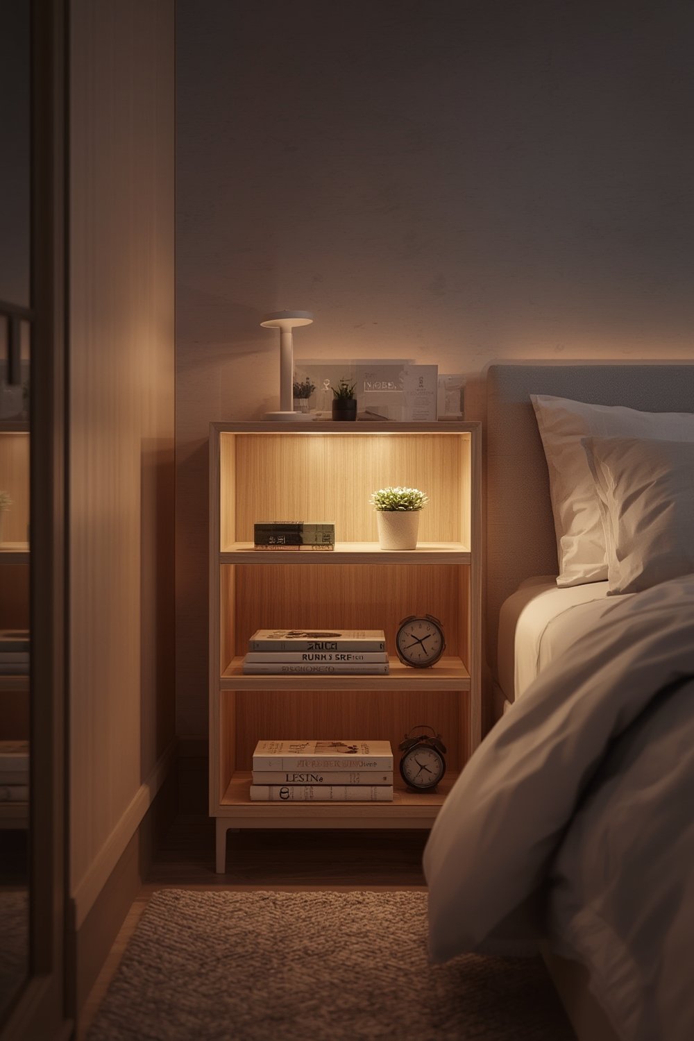 nightstand storage product view