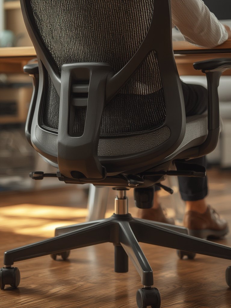 ergonomic chair in action
